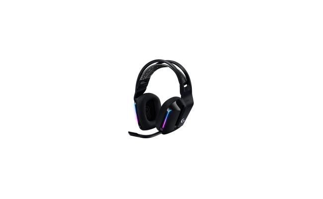 Logitech G733 Lightspeed Wireless Gaming Headset with Suspension Headband, Lightsync RGB-BLACK
